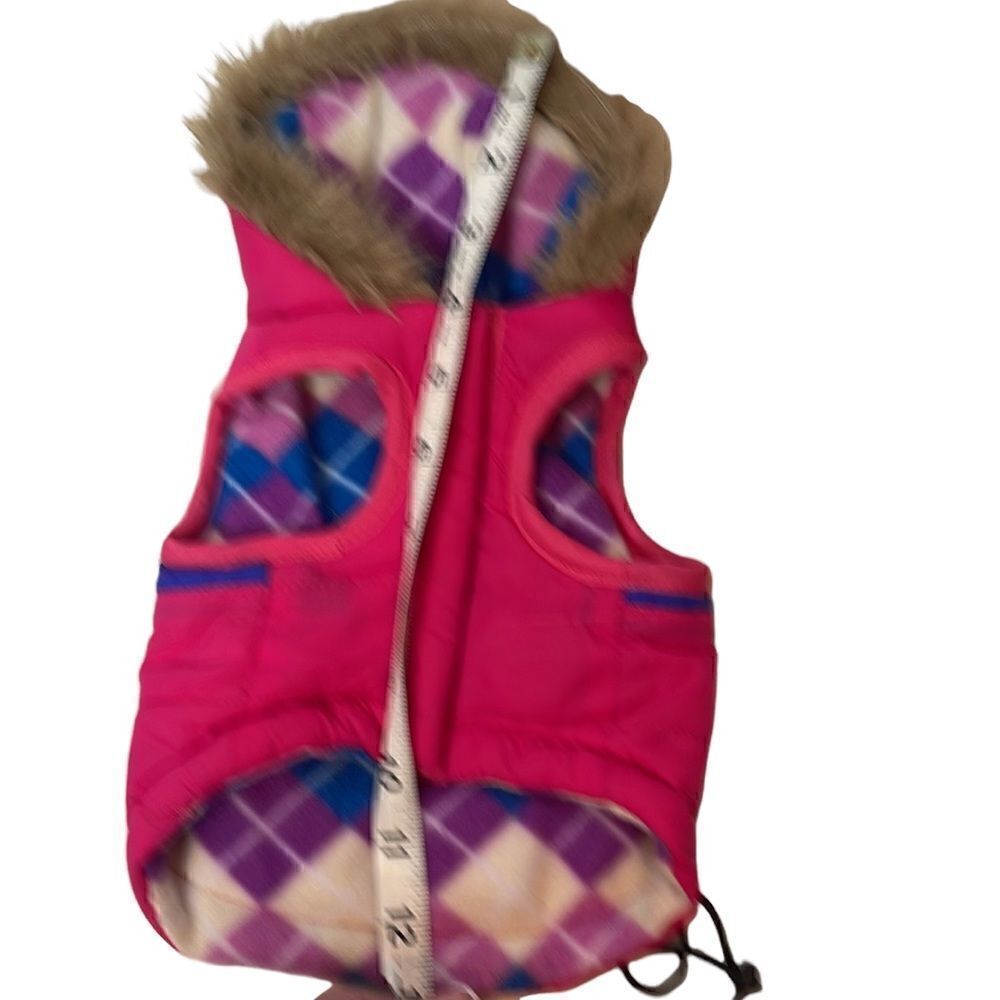 Dog Quilted Fleece Jacket. 